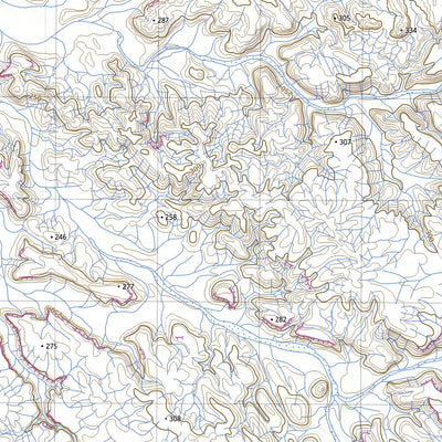 nswtopo 2154-S RED HILL CREEK & MOUNT RICA digital map