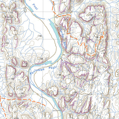 nswtopo 2155-S BILANOO & BOOYEEMA digital map