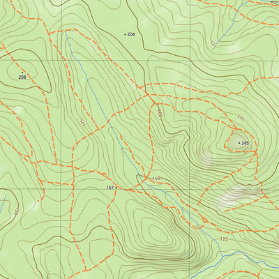 nswtopo 2228-4S MOUNT JOHNSTON SOUTH digital map