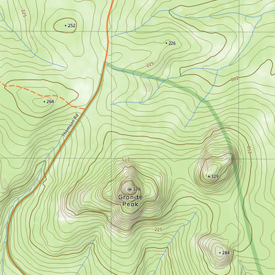 nswtopo 2228-4S MOUNT JOHNSTON SOUTH digital map