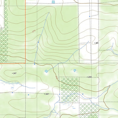 nswtopo 2229-2N QUINDINUP NORTH digital map