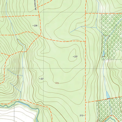 nswtopo 2229-3N LAKE MUIR NORTH digital map