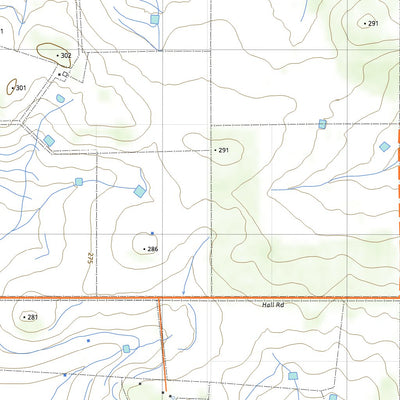 nswtopo 2230-1N MOODIARRUP NORTH digital map