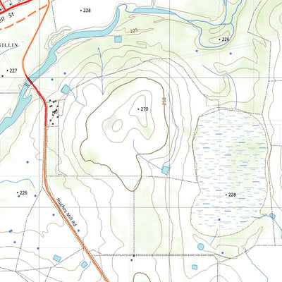 nswtopo 2230-1N MOODIARRUP NORTH digital map