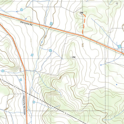 nswtopo 2230-1S MOODIARRUP SOUTH digital map