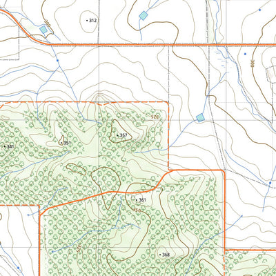 nswtopo 2232-1S DATTENING SOUTH digital map