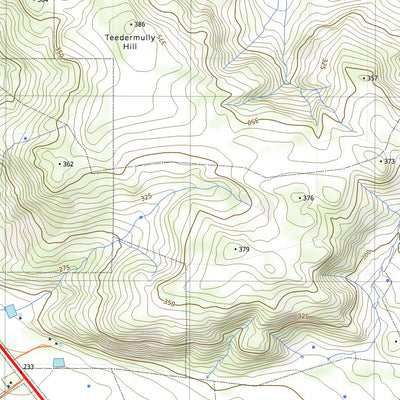 nswtopo 2232-3N DWARDA NORTH digital map