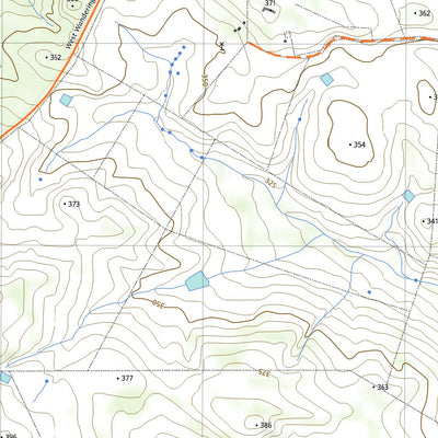 nswtopo 2232-4S WANDERING SOUTH digital map