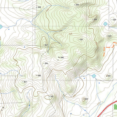 nswtopo 2232-4S WANDERING SOUTH digital map