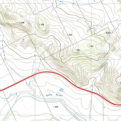 nswtopo 2233-3N LUPTONS NORTH digital map