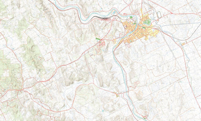 nswtopo 2234-4S NORTHAM SOUTH digital map