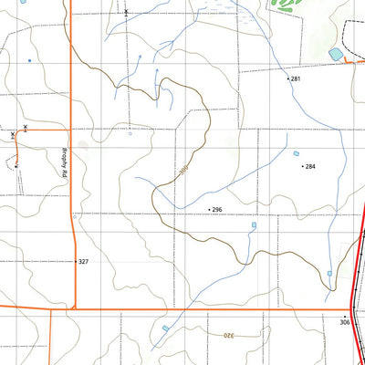 nswtopo 2236-N DAMBORING & BALLIDU digital map