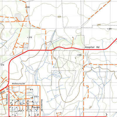 nswtopo 2236-S WONGAN HILLS & MOUNT DILLON digital map