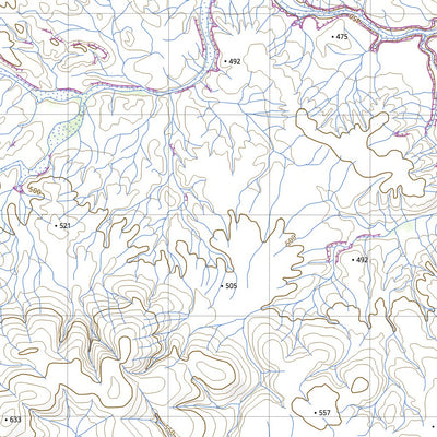 nswtopo 2253-N MITCHELL & SILVER GRASS PEAK digital map