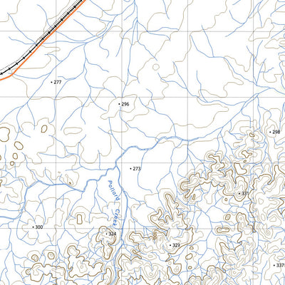 nswtopo 2254-N MINMEROORA & GREGORY GORGE digital map