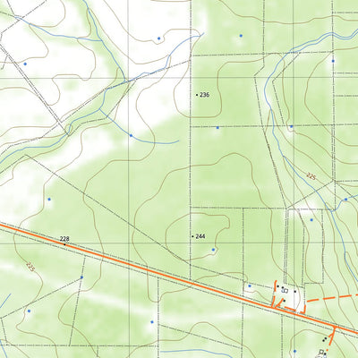 nswtopo 2328-1S KWORNICUP SOUTH digital map