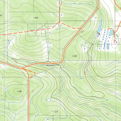 nswtopo 2328-1S KWORNICUP SOUTH digital map