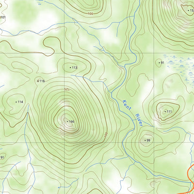 nswtopo 2328-3N OWINGUP NORTH digital map