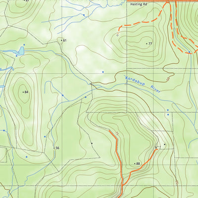 nswtopo 2328-3S OWINGUP SOUTH digital map