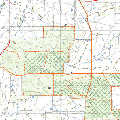 nswtopo 2331-N HIGHBURY & PIESSEVILLE digital map