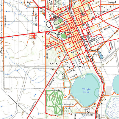 nswtopo 2331-S EAST ARTHUR & WAGIN digital map