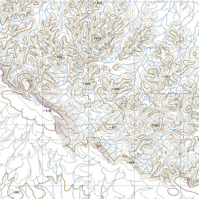 nswtopo 2350-S KENNETH RANGE & BEARUROO digital map