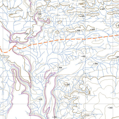 nswtopo 2352-N BOOLGEEDA & MOUNT TURNER digital map