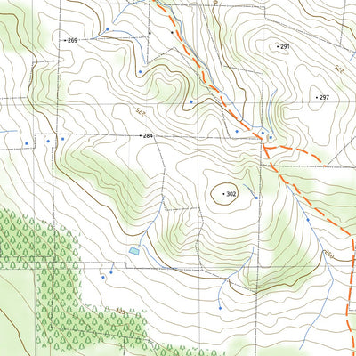 nswtopo 2428-1N PORONGURUP NORTH digital map