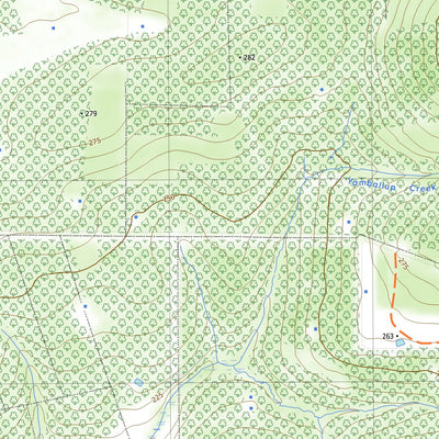 nswtopo 2428-4N MOUNT BARKER NORTH digital map