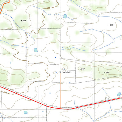 nswtopo 2429-3N TENTERDEN NORTH digital map