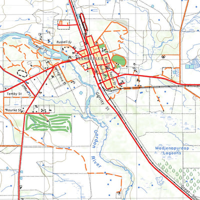 nswtopo 2429-N TAMBELLUP & TOOLBRUNUP digital map