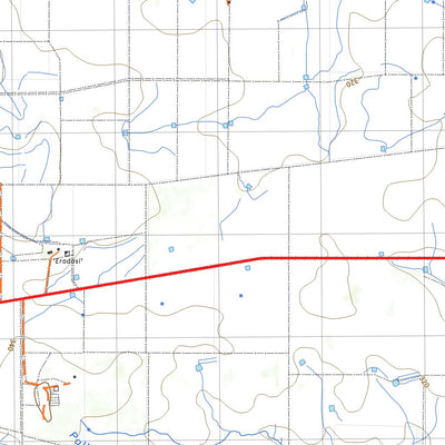 nswtopo 2430-S BROOMEHILL & MARTINUP digital map