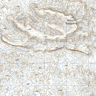 nswtopo 2450-S BOGGOLA & MOUNT BRESNAHAN digital map