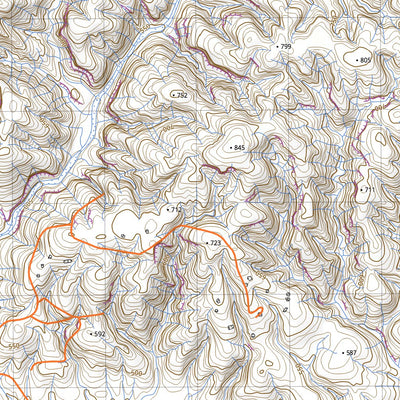 nswtopo 2451-S MOUNT MAGUIRE & LIMERICK HILL digital map