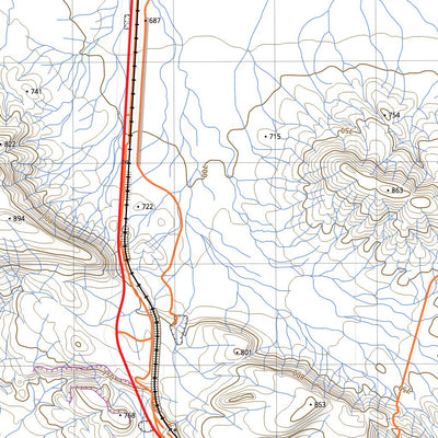 Tom Price Map 2452-N MOUNT LIONEL & TOM PRICE Map by nswtopo | Avenza Maps