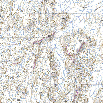 nswtopo 2455-S MOUNT WOHLER & POWEREENA digital map