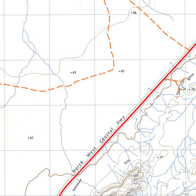 nswtopo 2456-S SHERLOCK & WHIM CREEK digital map