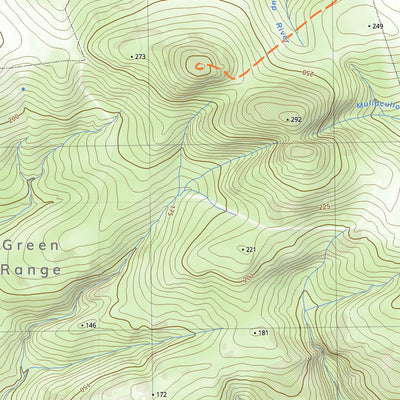 nswtopo 2528-1S GREEN RANGE SOUTH digital map