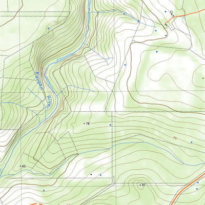 nswtopo 2528-3N TWO PEOPLES BAY NORTH digital map