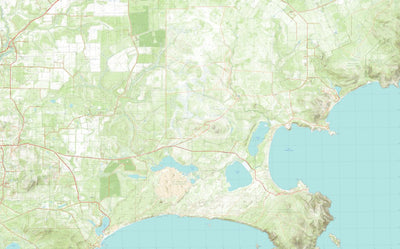 nswtopo 2528-3S TWO PEOPLES BAY SOUTH digital map