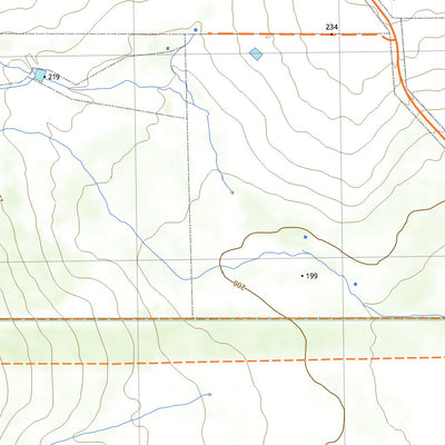 nswtopo 2529-2N ELLEN PEAK NORTH digital map