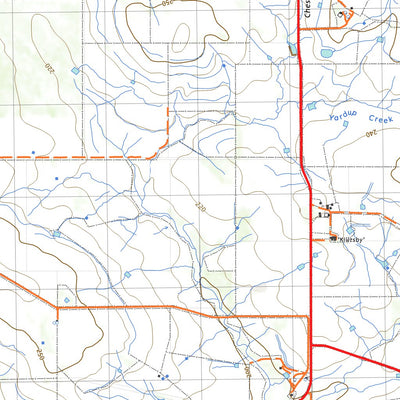 nswtopo 2529-N KEBARINGUP & BORDEN digital map