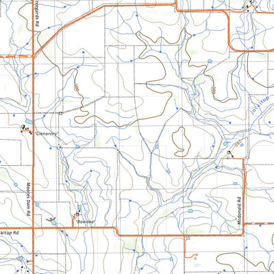 nswtopo 2530-S GNOWANGERUP & ONGERUP digital map