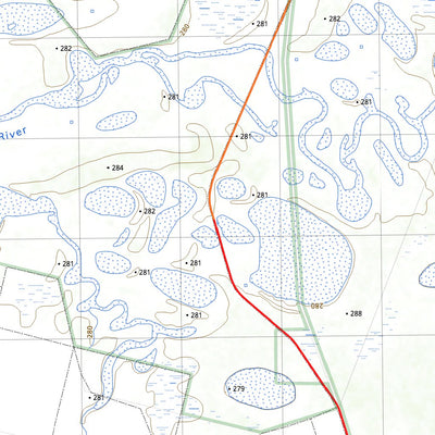nswtopo 2535-N NUNGARIN & LAKE CAMPION digital map