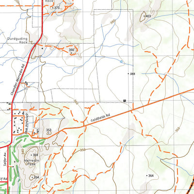nswtopo 2535-S NUKARNI & MERREDIN digital map