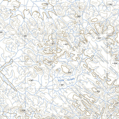 nswtopo 2551-S SNOWY MOUNT & KOOINANA digital map