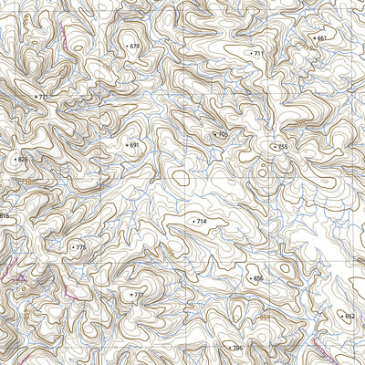 nswtopo 2551-S SNOWY MOUNT & KOOINANA digital map
