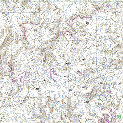 nswtopo 2554-N MUNGAROONA RANGE & MUMBILLINA digital map