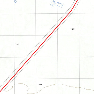nswtopo 2556-N PEAWAH & MOORAMBINE digital map
