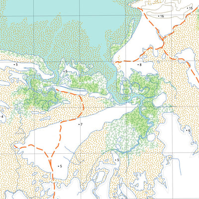 nswtopo 2557-S CAPE THOUIN & BOODARRIE digital map